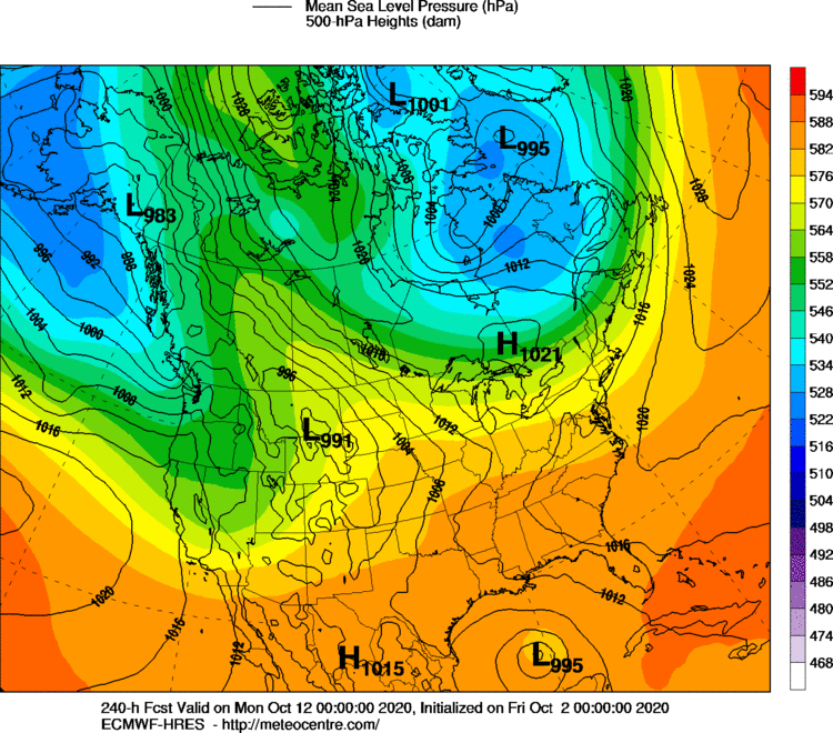 240 Hour Forecast